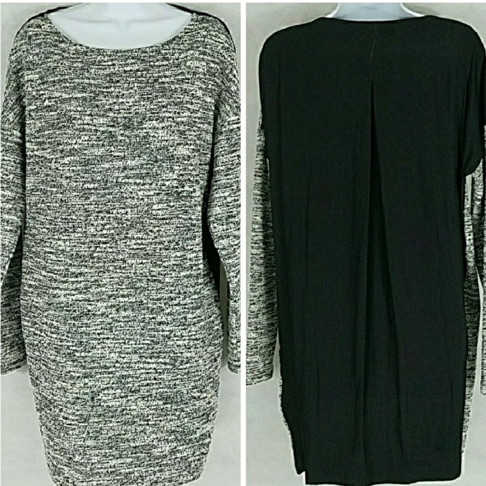 Banana republic dress with knit front back pleat